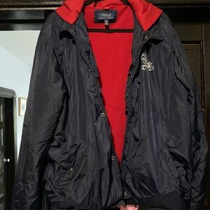 Polo Ralph Lauren Red Knit with Navy Label